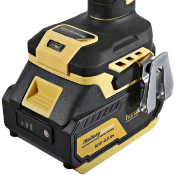 Аккумуляторный шуруповерт Hanskonner 1BatterySystem HCD18165BLI от магазина РЭССИ
