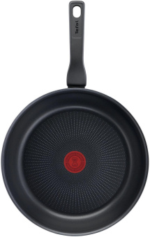 Сковорода Tefal Force 4218924 круглая 24см покрытие: Titanium ручка несъемная (с крышкой) черный (9100048321) от магазина РЭССИ