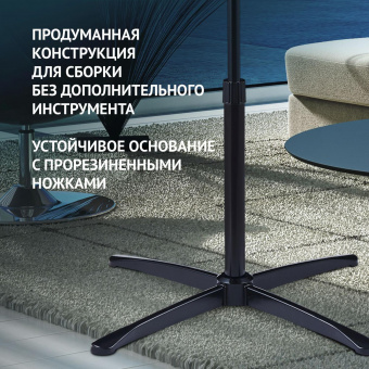 Вентилятор напольный Polaris PSF 1140 55Вт скоростей:3 черный от магазина РЭССИ