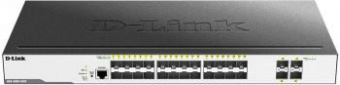 Коммутатор D-Link DGS-3000-28XS/B1A 24SFP 4SFP+ управляемый от магазина РЭССИ