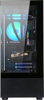 Корпус Formula Crystal Z1 черный без БП ATX 3x120mm 2xUSB2.0 1xUSB3.0 audio bott PSU от магазина РЭССИ