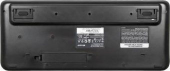 Клавиатура + мышь Microsoft 2000 клав:черный мышь:черный USB беспроводная Multimedia от магазина РЭССИ