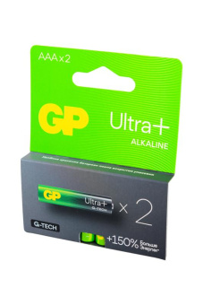 Элемент питания GP Ultra Plus GP24AUPA21-2CRSB2 G-TECH LR03 BL2 от магазина РЭССИ