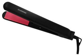 Выпрямитель Starwind SHE5500 25Вт черный/розовый (макс.темп.:200С) от магазина РЭССИ