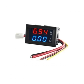 VC288 RB Вольтметр амперметр  DC 0-100V 10A  0.28&amp;quot; Red Blue LED (C2589) FUT Arduino совместимый от магазина РЭССИ