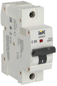 ARMAT Автоматический выключатель M10H 1P C 80A IEK от магазина РЭССИ