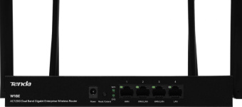 Роутер беспроводной Tenda W18E AC1200 10/100/1000BASE-TX черный от магазина РЭССИ