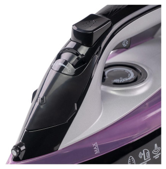 Утюг Galaxy Line GL 6128 2200Вт черный/фиолетовый от магазина РЭССИ