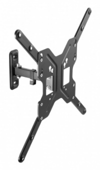 Кронштейн для телевизора Ultramounts UM902 черный 23"-55" макс.30кг настенный поворотно-выдвижной и наклонный от магазина РЭССИ