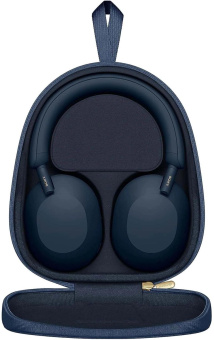 Гарнитура мониторные Sony WH-1000XM5 1.2м синий беспроводные bluetooth оголовье (WH-1000XM5/L) от магазина РЭССИ