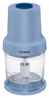 Измельчитель электрический Hyundai HYC-P3138 0.8л. 350Вт голубой/белый от магазина РЭССИ