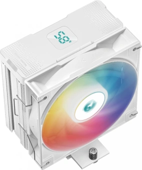 Устройство охлаждения(кулер) Deepcool AG400 Digital Wh ARGB Soc-AM5/AM4/1151/1200/1700 4-pin 31.6dB Al+Cu 220W 636gr LED Ret от магазина РЭССИ