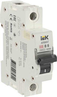 ARMAT Автоматический выключатель M06N 1P B 6А IEK от магазина РЭССИ