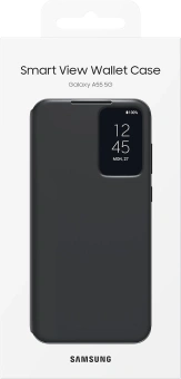 Чехол (флип-кейс) Samsung для Samsung Galaxy A55 Smart View Wallet Case A55 черный (EF-ZA556CBEGRU) от магазина РЭССИ