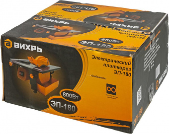 Плиткорез электрический Вихрь ЭП-180 600Вт оранжевый/черный от магазина РЭССИ