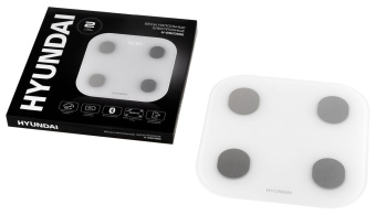 Весы напольные электронные Hyundai H-BS03686 макс.180кг белый от магазина РЭССИ