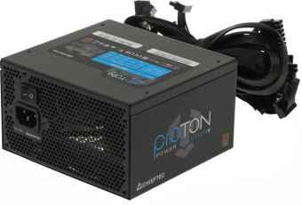 Блок питания Chieftec ATX 500W Proton BDF-500S 80+ bronze (20+4pin) APFC 120mm fan 6xSATA RTL от магазина РЭССИ