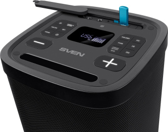 Колонка порт. Sven АС PS-950 черный 160W Mono BT/3.5Jack 8800mAh (SV-022396) от магазина РЭССИ