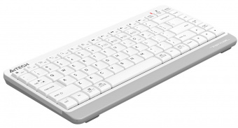Клавиатура A4Tech Fstyler FBK11 белый/серый USB беспроводная BT/Radio slim (FBK11 WHITE) от магазина РЭССИ