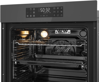 Духовой шкаф Электрический Maunfeld EOEH7614DGR темно-серый от магазина РЭССИ