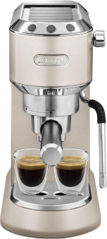 Кофеварка рожковая Delonghi Dedica Arte EC885.BG 1300Вт бежевый от магазина РЭССИ