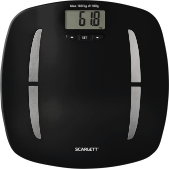 Весы напольные электронные Scarlett SC-BS33ED83 макс.180кг черный от магазина РЭССИ