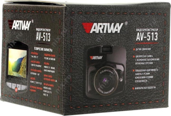 Видеорегистратор Artway AV-513 черный 2Mpix 1080x1920 1080p 140гр. от магазина РЭССИ