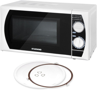 Микроволновая Печь Starwind SMW2920 17л. 700Вт белый/черный от магазина РЭССИ