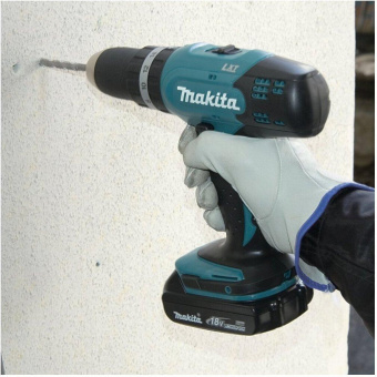 Дрель-шуруповерт Makita DHP453RFE аккум. патрон:быстрозажимной (кейс в комплекте) от магазина РЭССИ