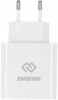 Сетевое зар./устр. Digma DGW3D 30W 3A (PD+QC) USB-C/USB-A универсальное белый (DGW3D0F110WH) от магазина РЭССИ
