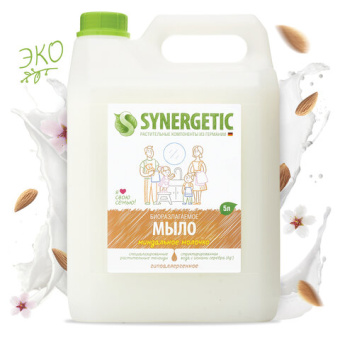 Жидкое мыло Synergetic МИНДАЛЬНОЕ МОЛОЧКО 5 л 4623722258472 105506 от магазина РЭССИ