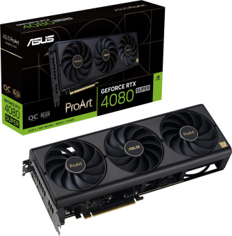 Видеокарта Asus PCI-E 4.0 PROART-RTX4080S-O16G NVIDIA GeForce RTX 4080 Super 16Gb 256bit GDDR6X 2610/23000 HDMIx1 DPx3 HDCP Ret от магазина РЭССИ