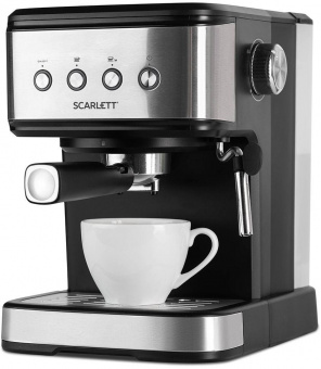 Кофеварка рожковая Scarlett SC-CM33022 1100Вт серебристый/черный от магазина РЭССИ