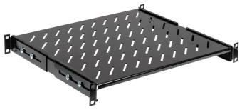 Полка стационарная ITK FS05-800PI-R 1U нагр.:100кг. 19" 800мм черный (упак.:1шт) от магазина РЭССИ