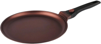 Сковорода блинная Rondell Kortado RDA-973 круглая 28см покрытие: Xylan Plus ручка съемная (без крышки) коричневый от магазина РЭССИ