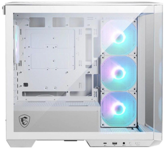 Корпус MSI MAG Pano M100R PZ белый без БП mATX 3x120mm 4x140mm 1xUSB3.1 audio CardReader AirDuct bott PSU от магазина РЭССИ