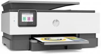 МФУ струйный HP OfficeJet 8023 (1KR64B) A4 Duplex WiFi USB RJ-45 черный/белый от магазина РЭССИ