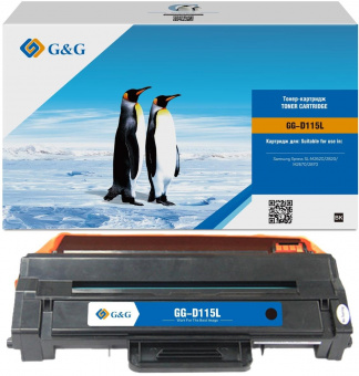 Картридж лазерный G&G GG-D115L черный (3000стр.) для Samsung Samsung Xpress SL-M2620/2820/M2670/2870 от магазина РЭССИ