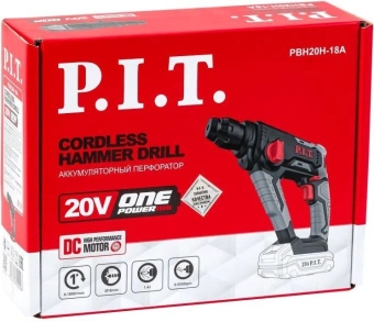 Перфоратор P.I.T. PBH20H-18A патрон:SDS-plus уд.:1.4Дж аккум. от магазина РЭССИ