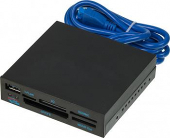 Устройство чтения карт памяти USB3.0 GL3233 SuperSpeed ALL-in-ONE черный от магазина РЭССИ
