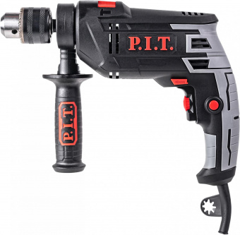 Дрель ударная P.I.T. PSB13-C2 780Вт ключевой реверс от магазина РЭССИ