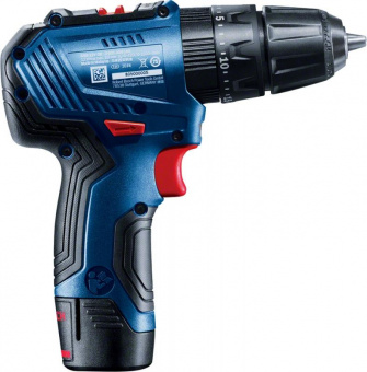 Дрель-шуруповерт Bosch GSB 12V-30 аккум. патрон:быстрозажимной (кейс в комплекте) (06019G9120) от магазина РЭССИ