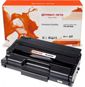 Картридж лазерный Print-Rite TFR801BPU1J PR-407646 407646 черный (6400стр.) для Ricoh SP3500NSF/3510DN SF от магазина РЭССИ