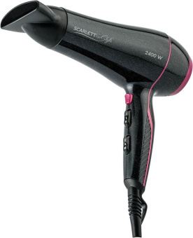 Фен Scarlett SC-HD70I60 2400Вт черный от магазина РЭССИ
