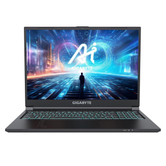 Ноутбук Gigabyte G6 Core i7 13620H 16Gb SSD1Tb NVIDIA GeForce RTX4050 6Gb 16" IPS FHD+ (1920x1200) Free DOS black WiFi BT Cam (MF-H2KZ854KD) от магазина РЭССИ