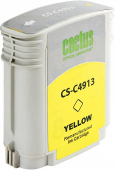 Картридж струйный Cactus CS-C4913 №82 желтый (72мл) для HP DJ 500/800C от магазина РЭССИ