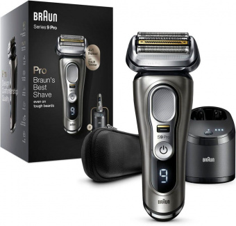 Бритва сетчатая Braun Series 9 pro 9465cc реж.эл.:5 питан.:аккум. черный от магазина РЭССИ