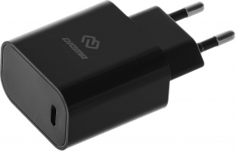 Сетевое зар./устр. Digma DGW2C 20W 3A (PD) USB-C универсальное черный (DGW2C0F010BK) от магазина РЭССИ