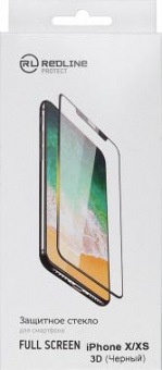 Защитное стекло для экрана Redline черный для Apple iPhone X/XS/11 Pro 3D 1шт. (УТ000012290) от магазина РЭССИ