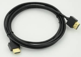 Кабель аудио-видео Ultra Slim HDMI (m)/HDMI (m) 2м. позолоч.конт. черный от магазина РЭССИ